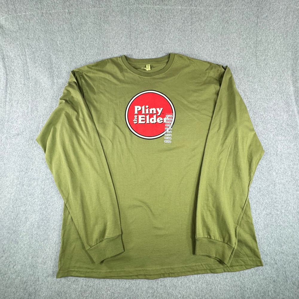 Pliny the Elder‎ Shirt Mens XXL Green Long Sleeve Russian River Brewing Company